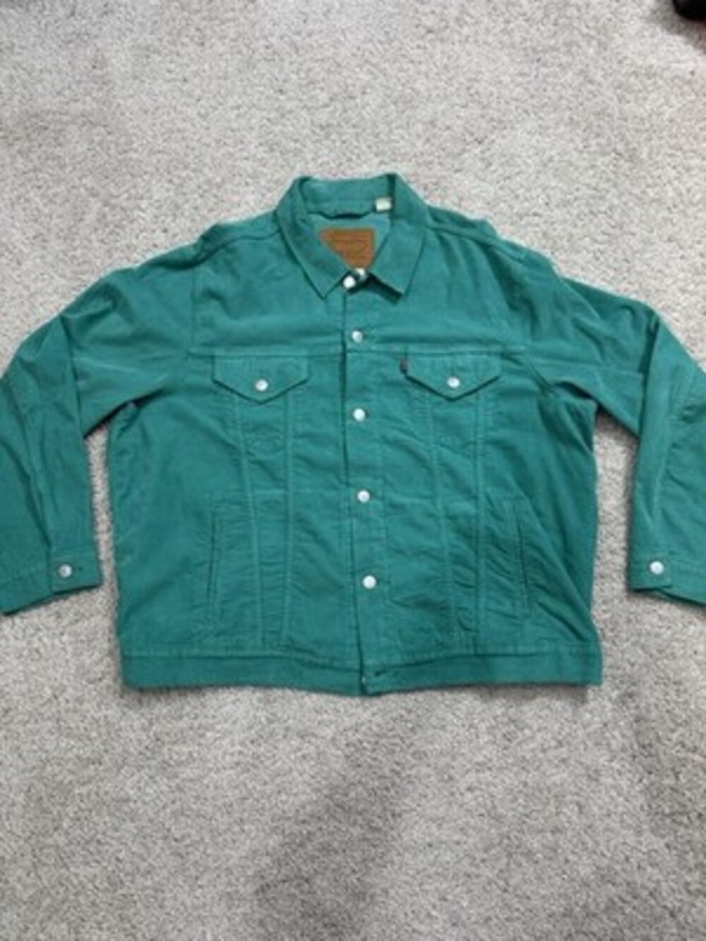 Levi's Men's XL Blue Trucker Jacket Vintage Fit Premium Big E Retro Style